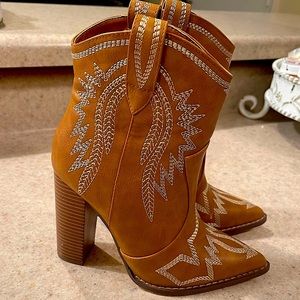 Western Heel Booties